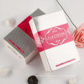 custom cosmetic paper gift box for perfume bottle packaging